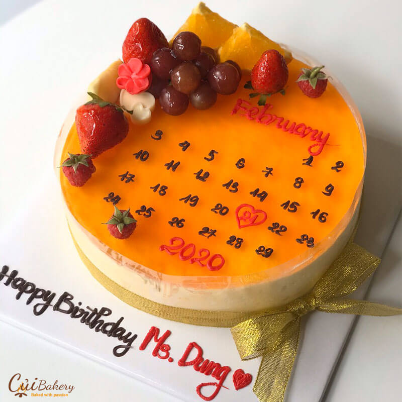 Mẫu Bánh Mousse Chanh Dây - MCD001
