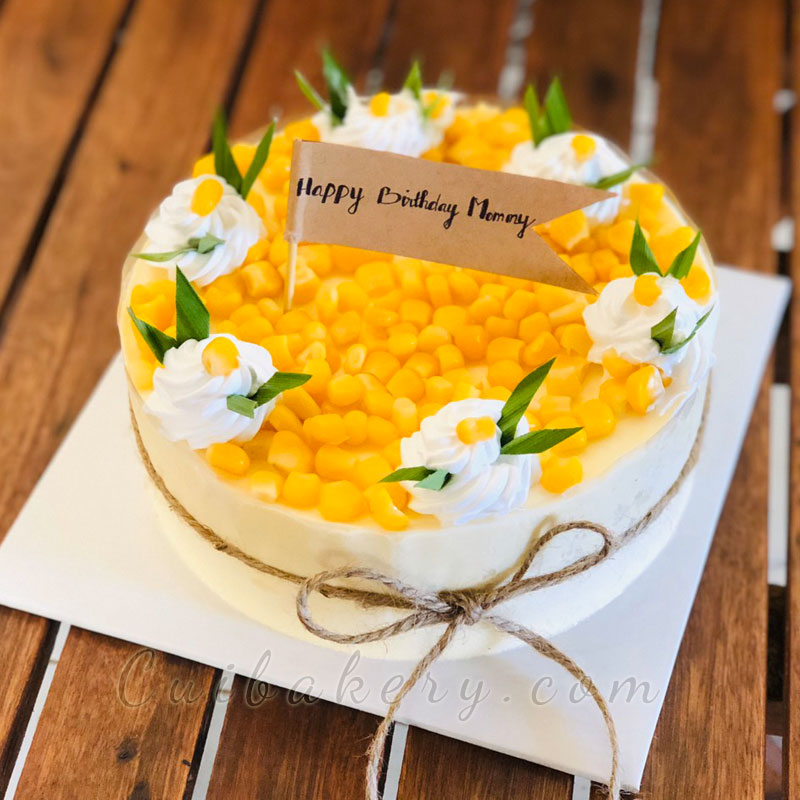 Mẫu Bánh Kem Bắp - MKB010