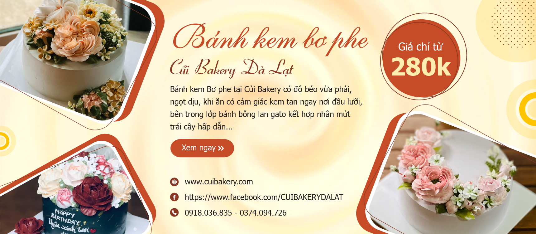 Bánh kem bơ